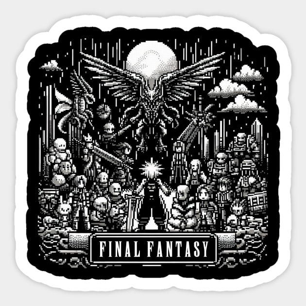 Final Fantasy 8Bit Sticker by PXLART